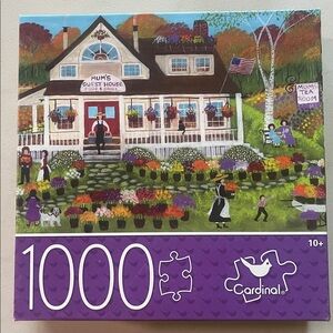 Cardinal 1000-Piece Puzzle - Vibrant Garden Retreat